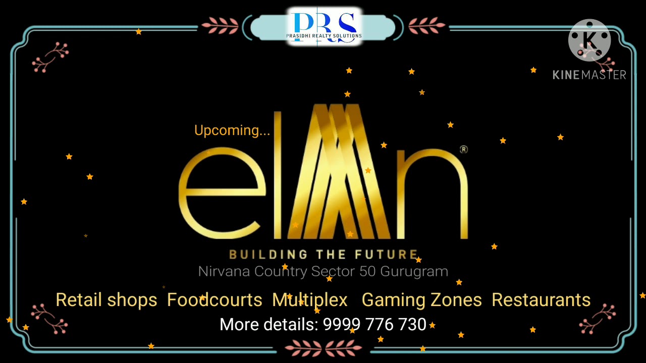 ELAN upcoming Luxury Commercial project Sector 50 Nirvana Country Gurgaon. BEST DEAL GUARANTEE