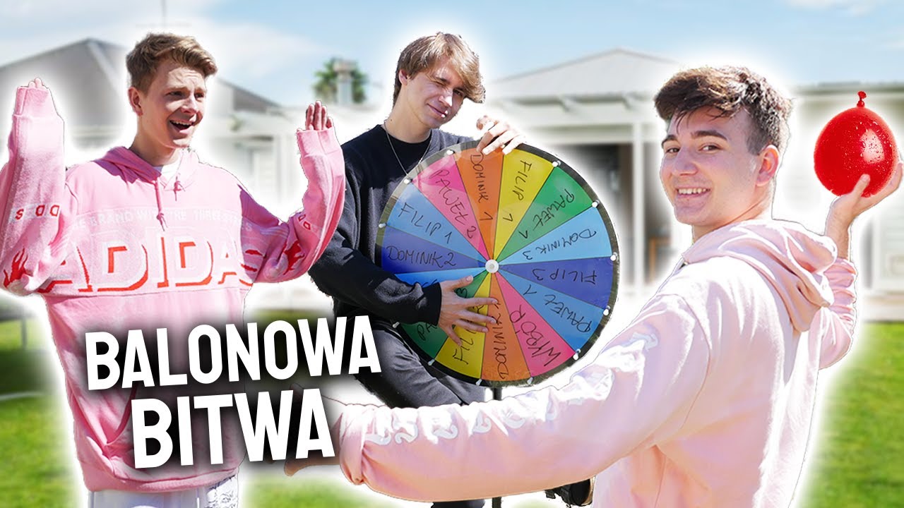 KOŁO FORTUNY DECYDUJE W KOGO RZUCAMY BALONAMI Z WODĄ!
