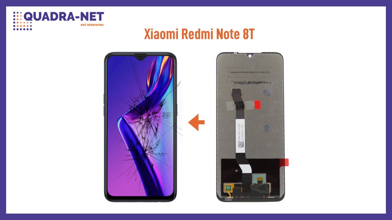 Xiaomi Redmi Note 8T - Wymiana wyświetlacza | Screen Replacement, Repair