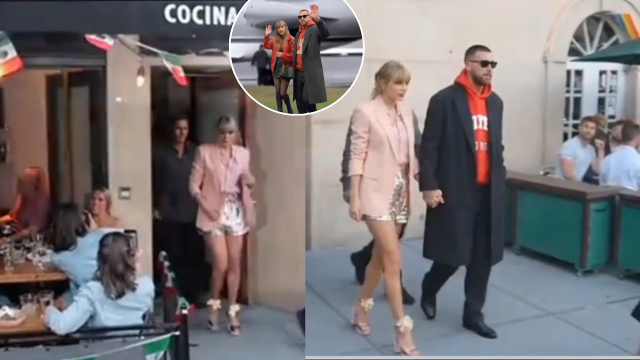 Прибытие группы Taylor Swift & Travis Kelce в студию Quiet Electric Lady Studios вызвало настоящи...