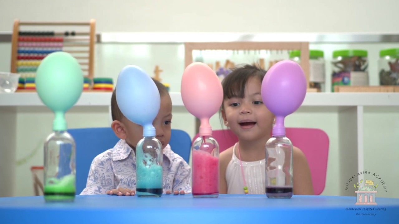 BALLOON EXPERIMENT WITH BAKING SODA AND VINEGAR