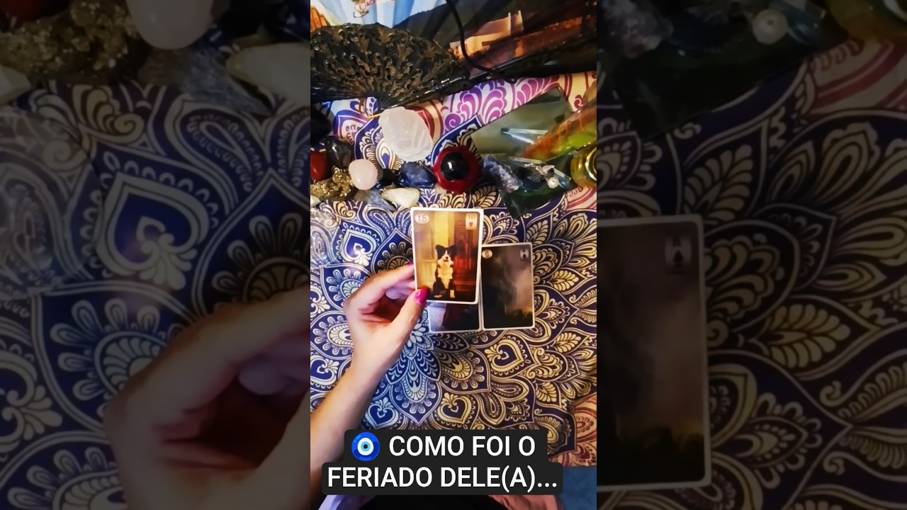 🧿 COMO FOI O FERIADO DELE(A)#baralhocigano #tarot #energy #espiritualidade