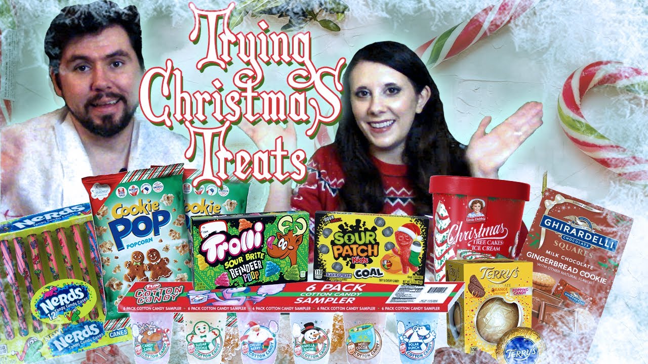 My Husband and I Try a Bunch of Fun Christmas Treats! - Christmas 2022