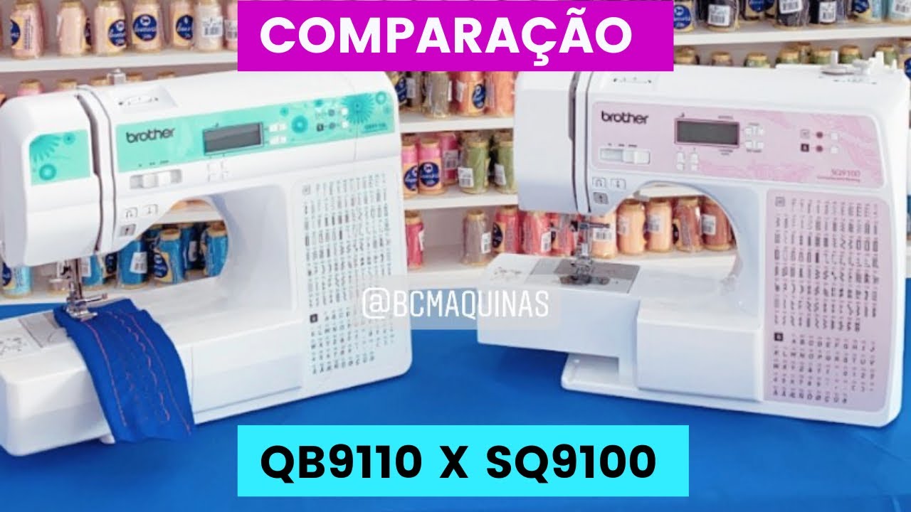 Brother SQ9100 x  Brother QB9110