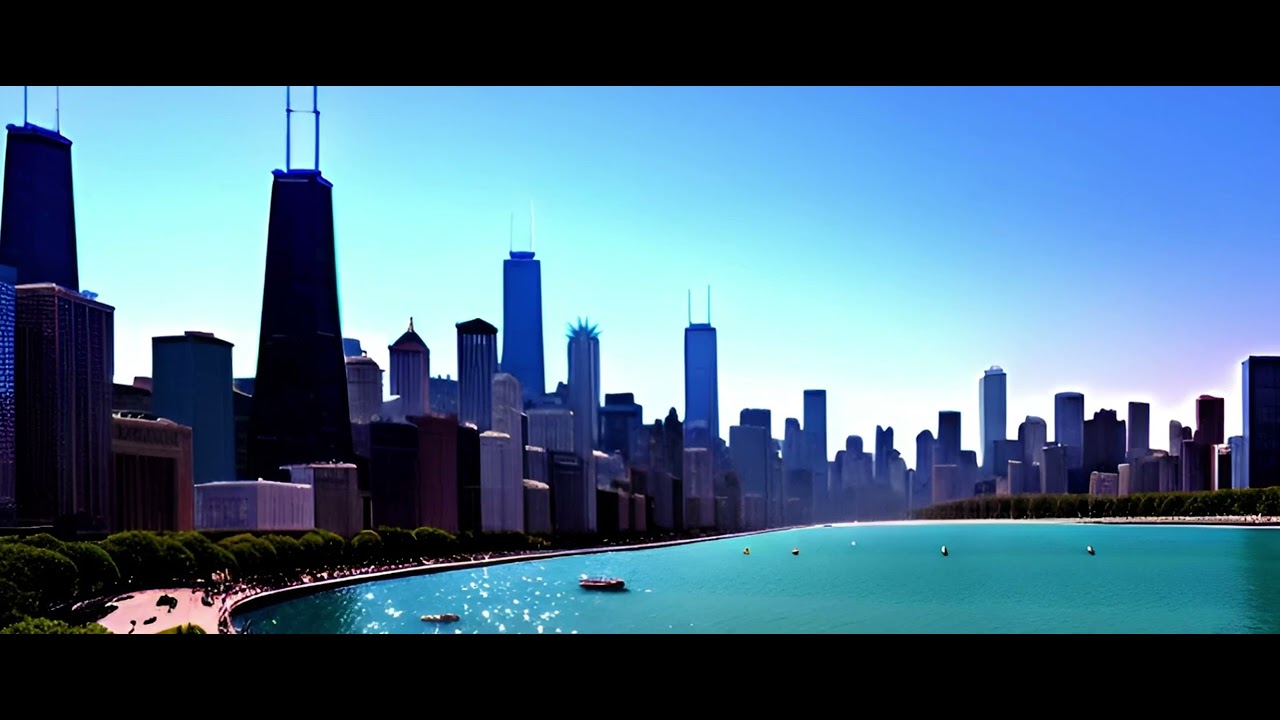 WONDER A.I. ART GENERATOR APP | WS 🌇 The Windy City ⚾ Chicago Illinois ⚾ A.I.  Created Artwork 🌃