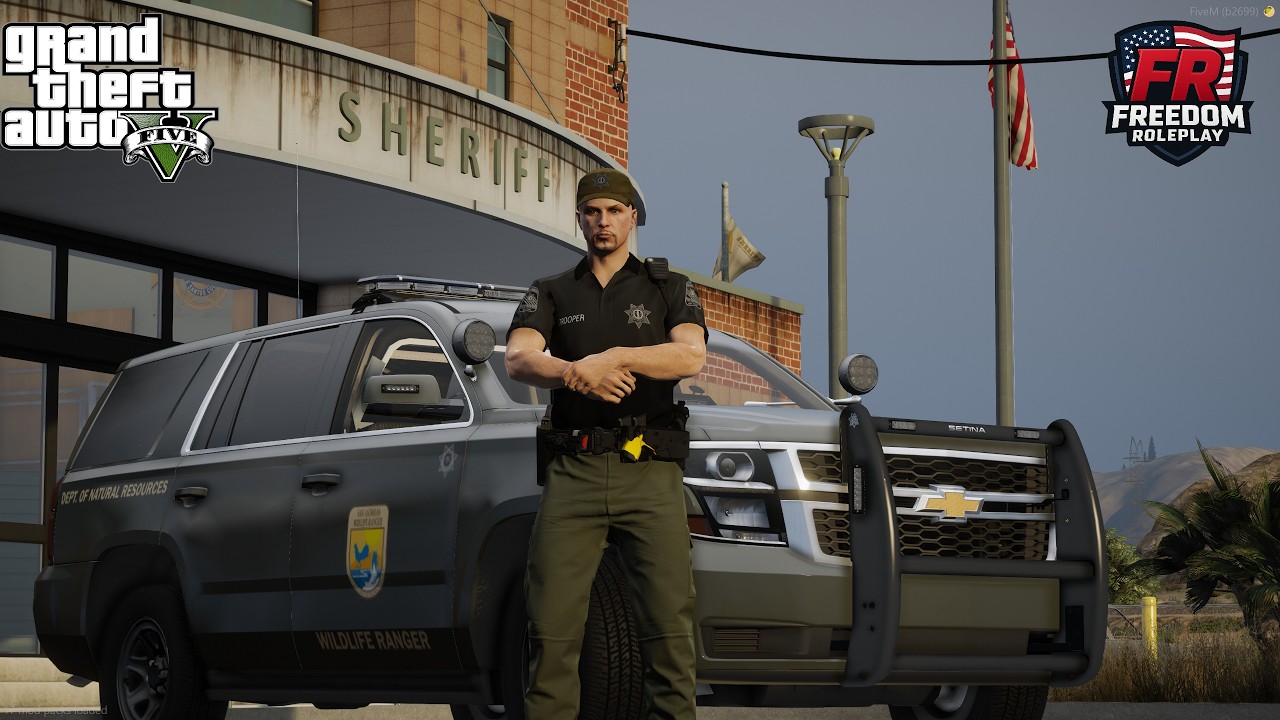 GTA V RP FreedomRP - Sandy Shores Sheriff Station Tour