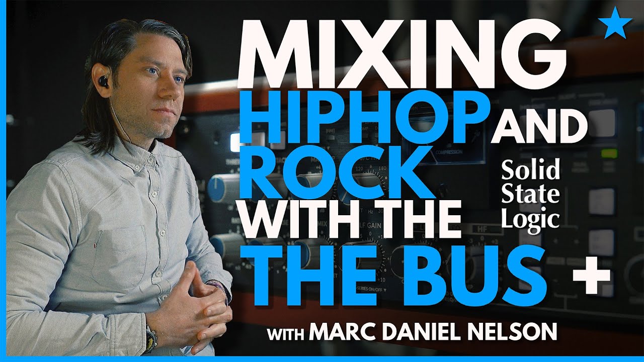Marc Daniel Nelson mixing with THE BUS+
