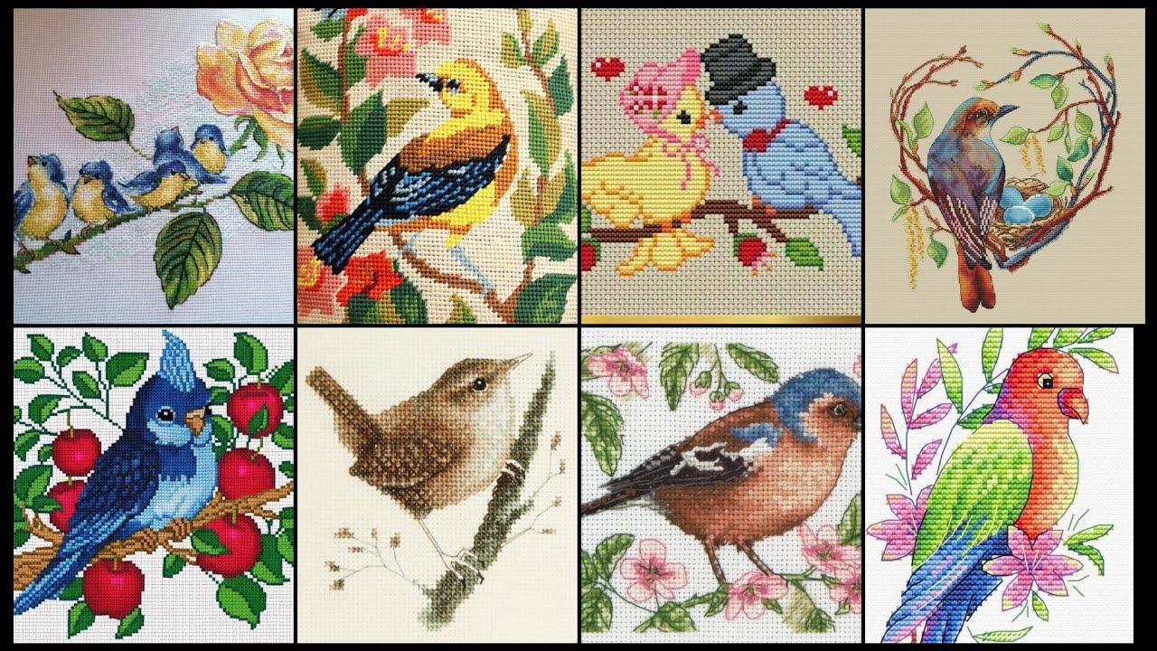 #1 Most Beautiful and Unique New Cross Stitch Patterns For Everything #CrossStitchDesign#Trend
