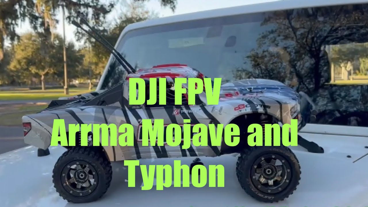 DJI FPV Typhon and Mojave / Matchstick Antennas / ND Filters / TrueRC Stubbies / Heavy Wifi Area