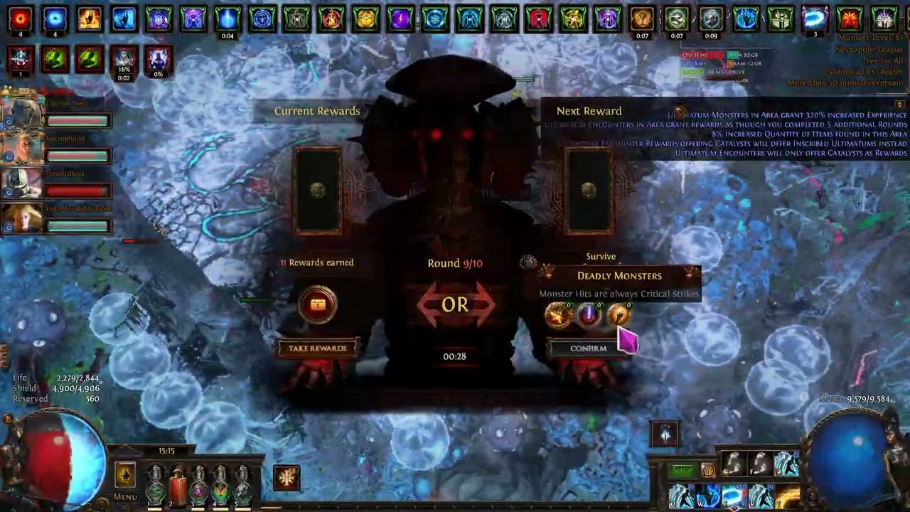 Poe 3.24 Group Ultimatum strategy showcase