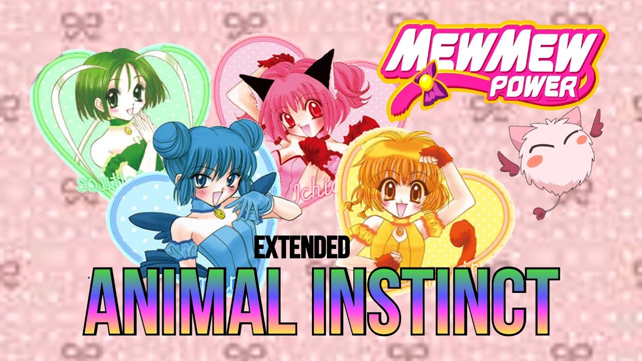 Mew Mew Power "Animal Instinct" Full Extended Song - Multilanguage - Full Transformations. Fan Made.