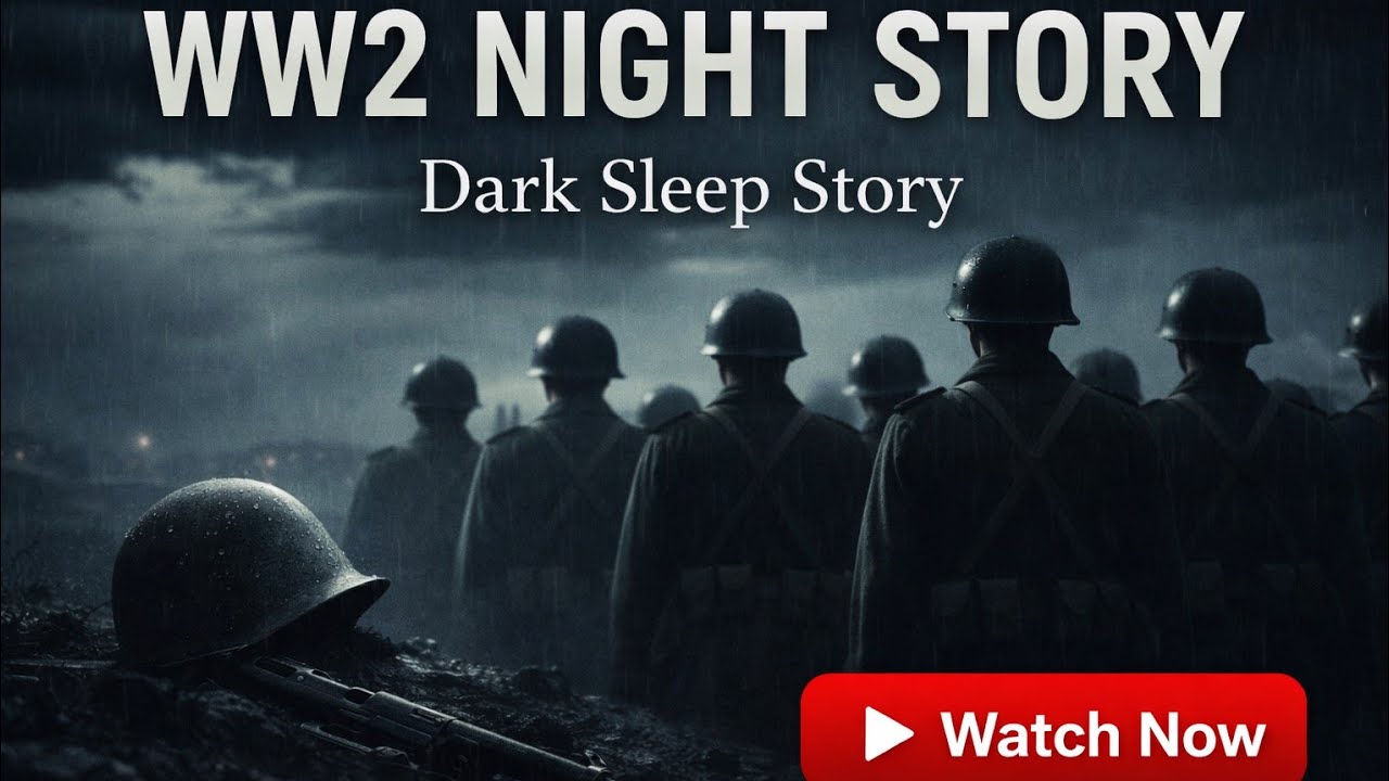 World war2 Inspired Silent Night Sleep Story | 1 Hour Story + 1 Hour Rain & Wind Ambience