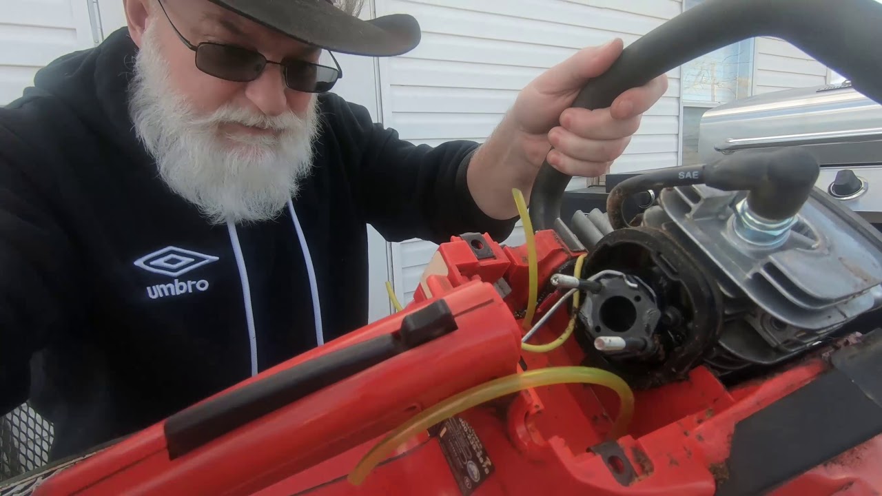 How to replace the fuel lines and primer bulb on a craftsman chainsaw