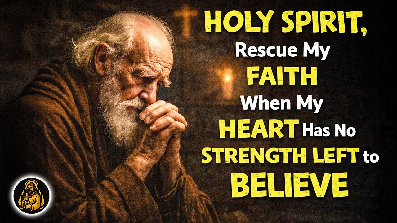 HOLY SPIRIT, Rescue My FAITH When My HEART Has No STRENGTH LEFT to BELIEVE