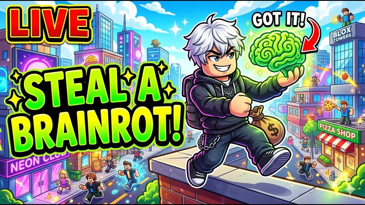 Steal A Brainrot Live Roblox