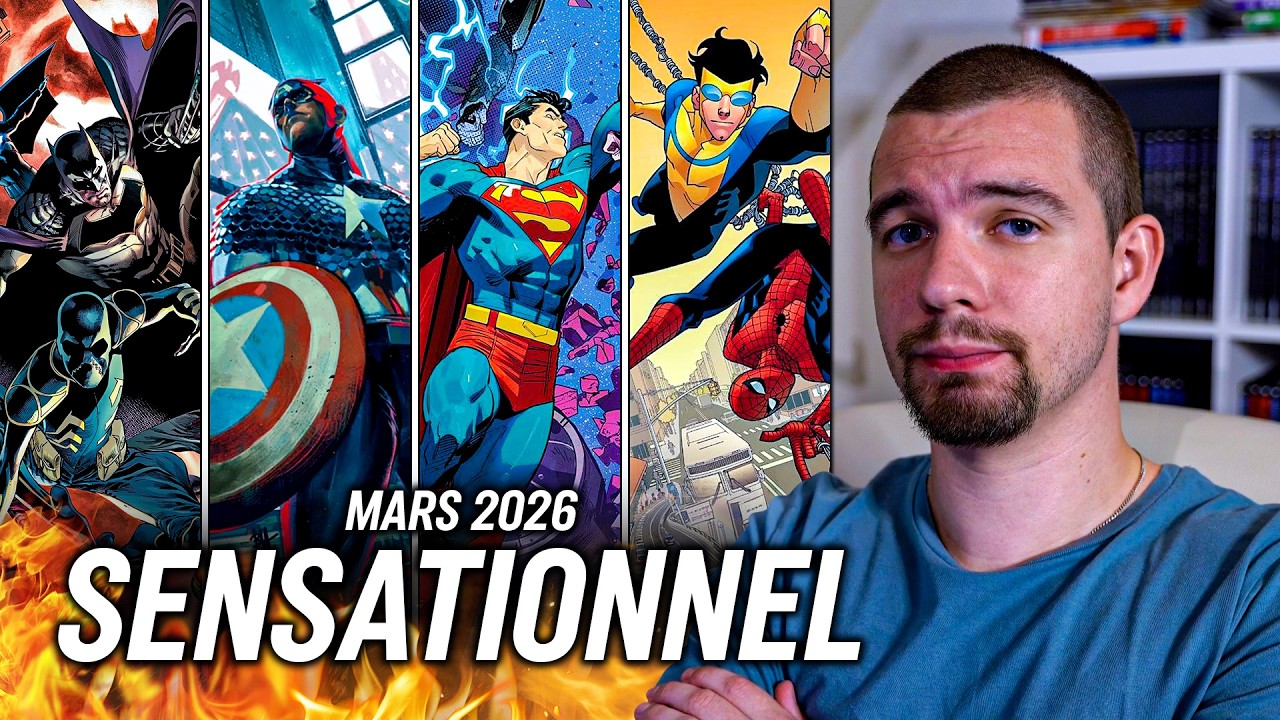 SORTIES COMICS MARS 2026 : Urban Comics & Panini Comics ✨