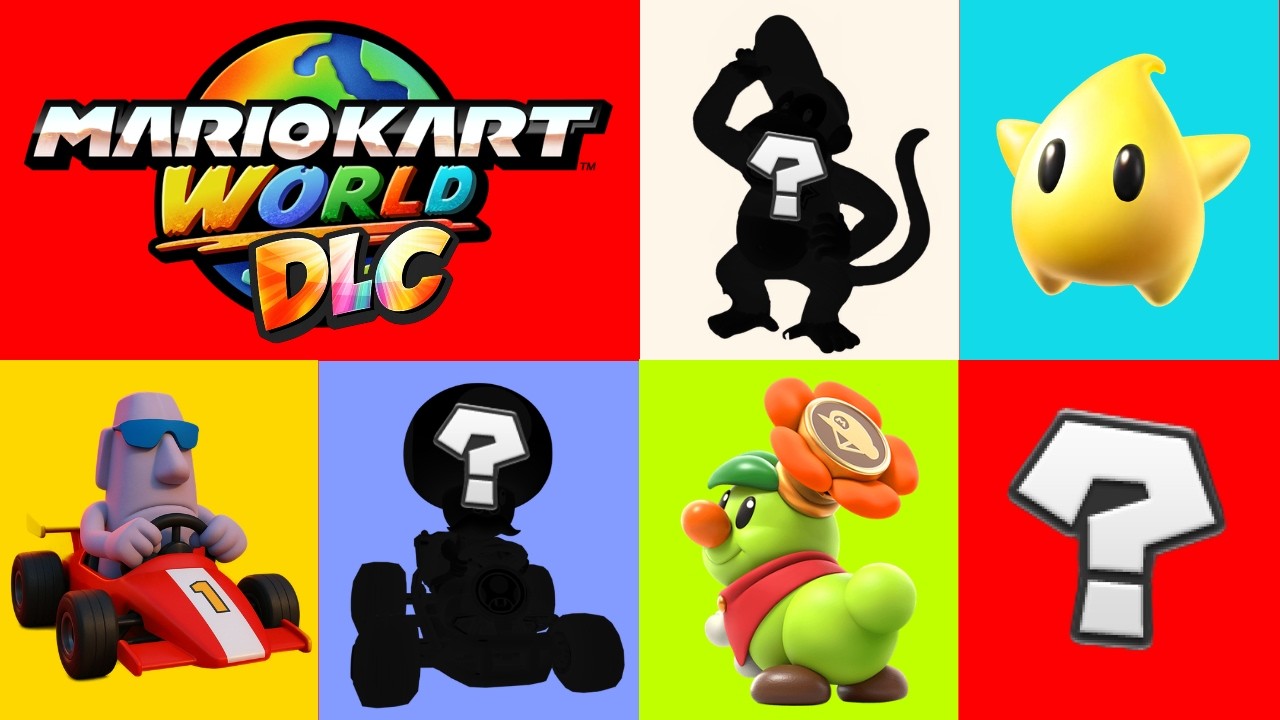 50 DLC Characters for Mario Kart World, Ranked by Probability