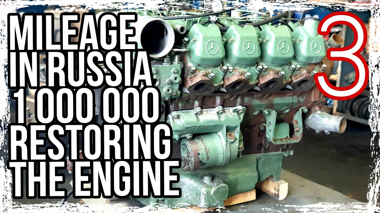 Repair of a German engine in Russia