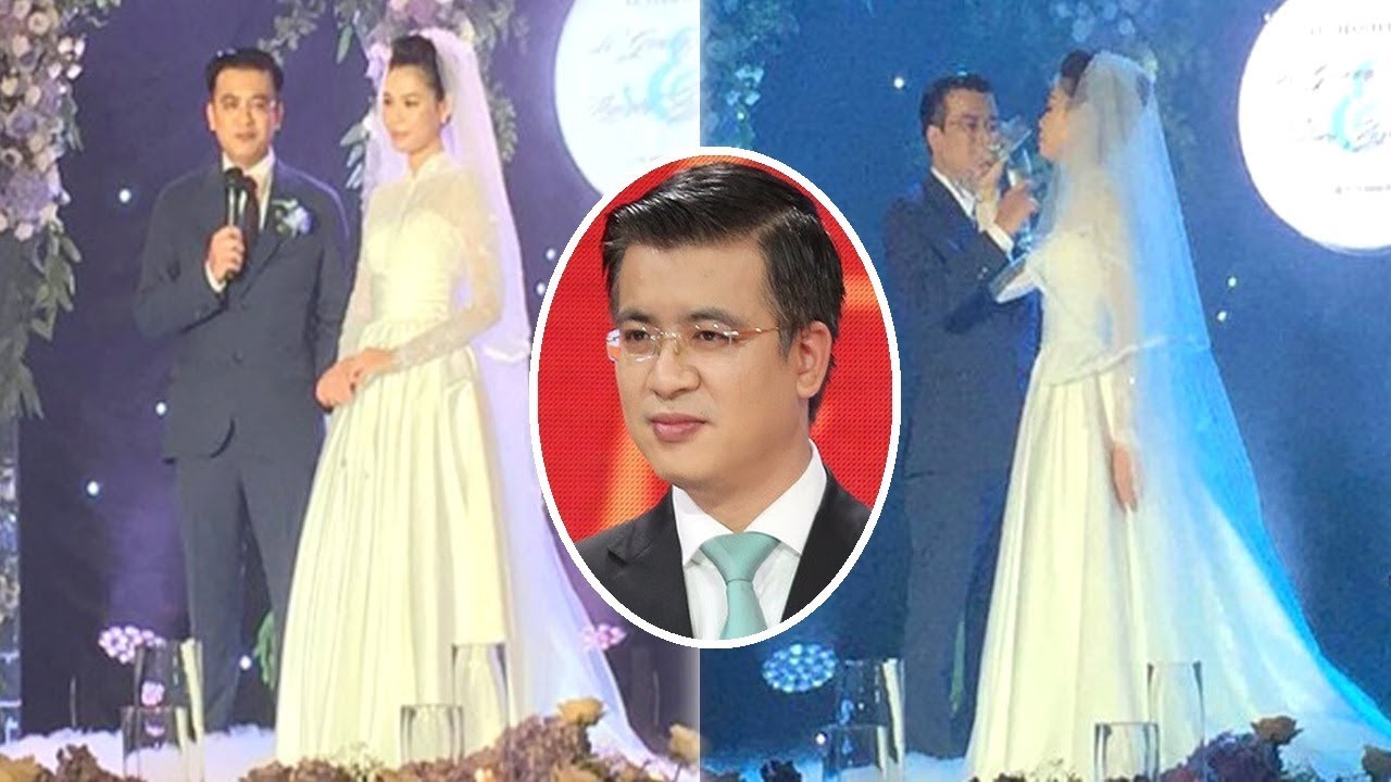 Trực tiếp đ&aacute;m cưới của BTV Quang Minh v&agrave; vợ trẻ k&eacute;m 10 tuổi - TIN TỨC 24H TV