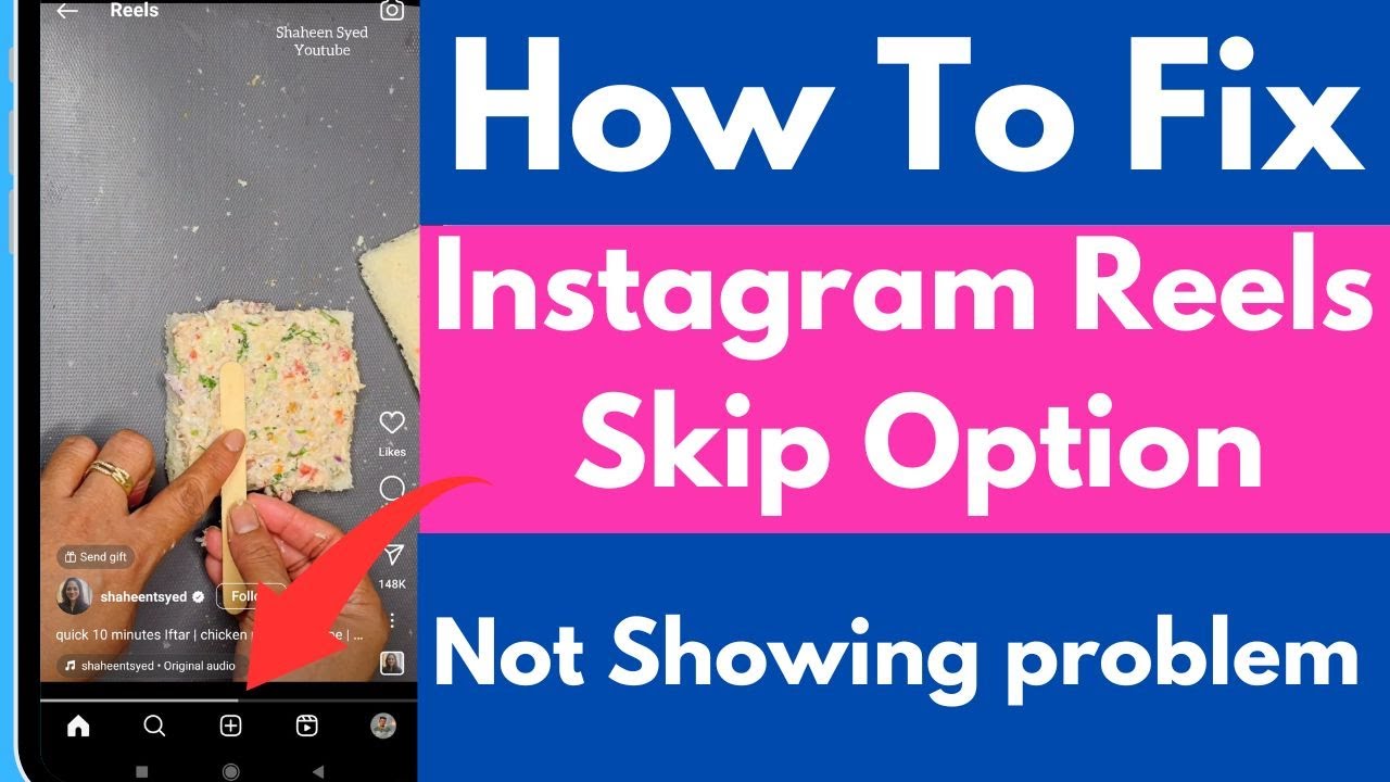 How To Fix Instagram Reels Skip Option Not Showing | How to Fix Instagram Reels Bug