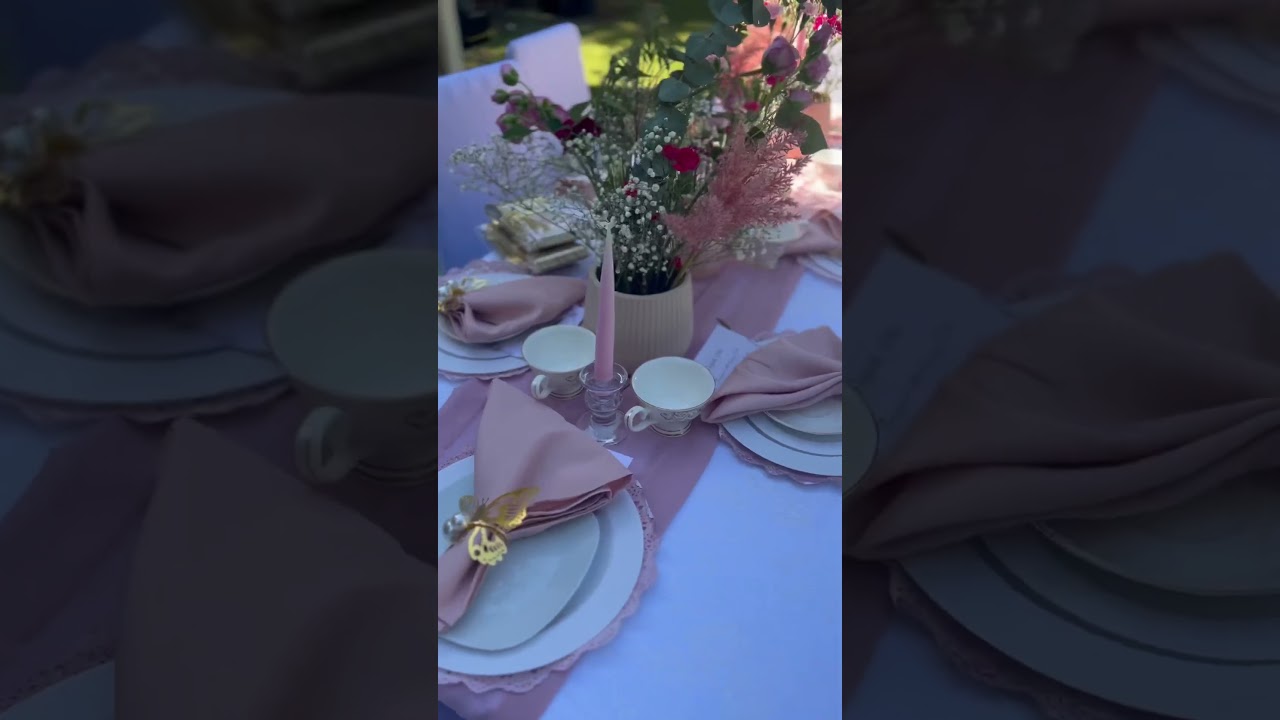 Decorating My Garden Party Before And After