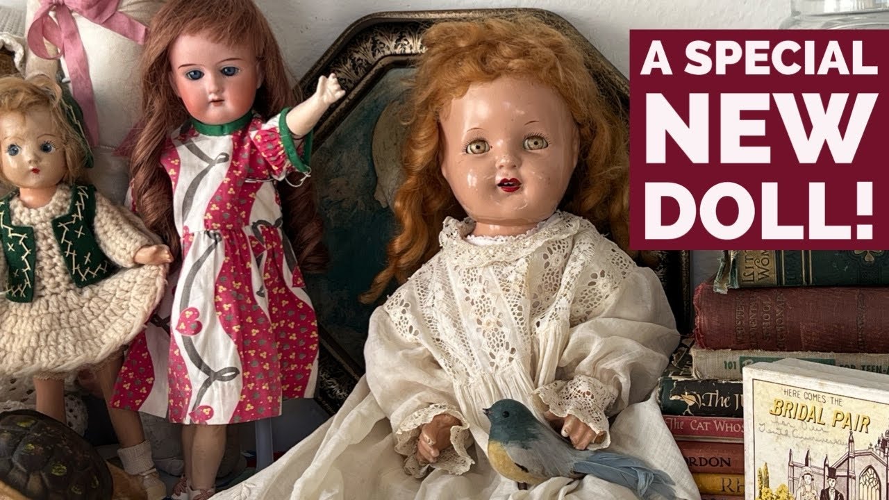 I Was Gifted A 1930s ARRANBEE NANCY DOLL & ANTIQUE GOWN✨Will I Get HER HEAD TO STAY ON? #dolls