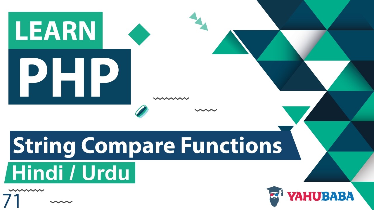 PHP String Compare Functions Tutorial in Hindi / Urdu