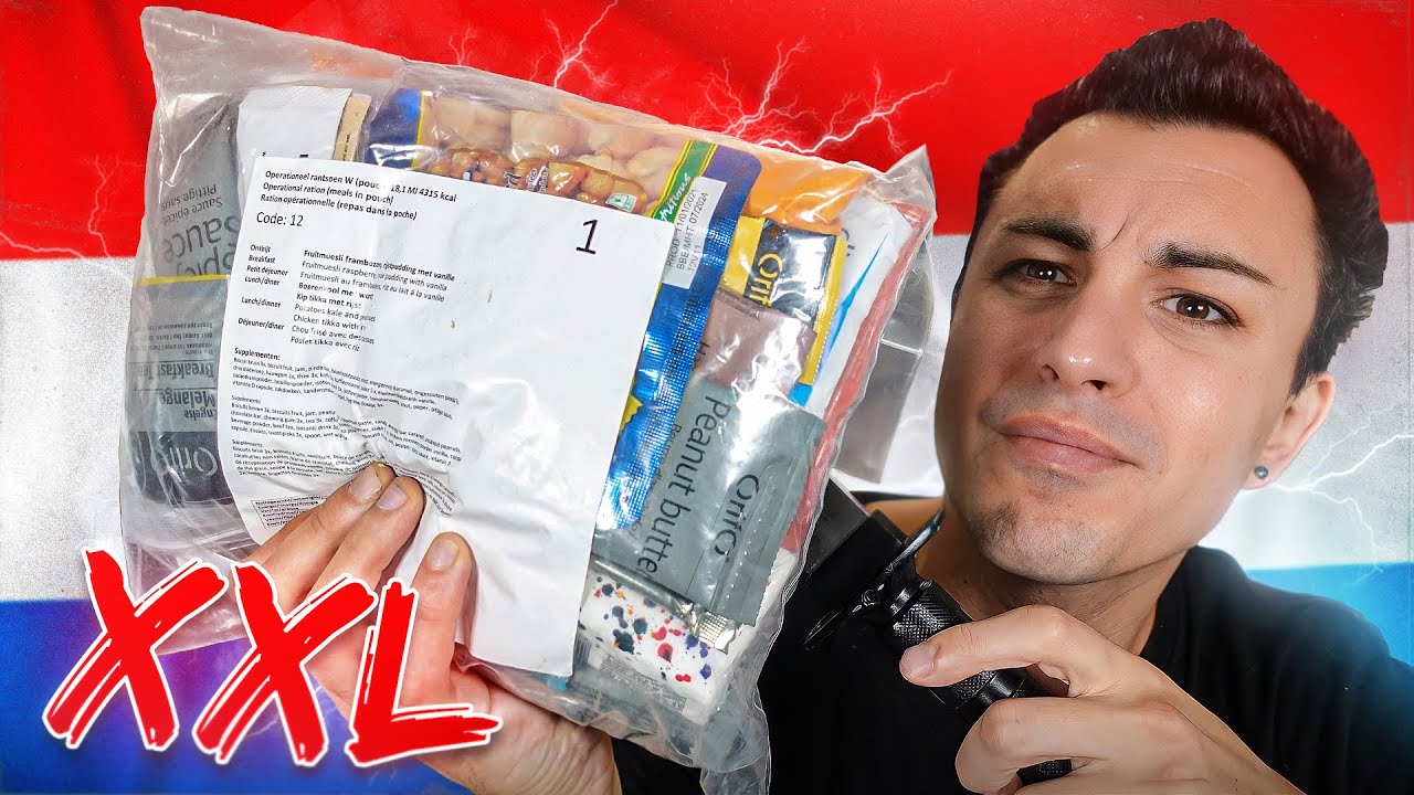 RATION DE COMBAT XXL DES PAYS BAS 2022 ! (elle est gigantesque)