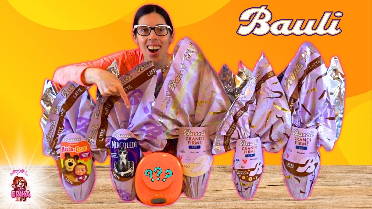 APRO LE UOVA DI PASQUA BAULI 2025! MERCOLEDÌ, MASHA E ORSO, KUCCIOLOTTI E GRANDI FIRME LUI!