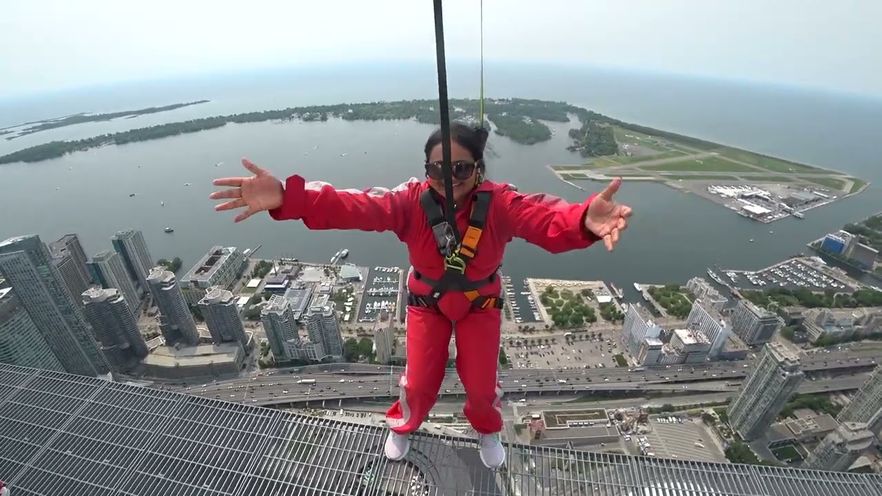 Edge Walk at CN Tower, Toronto, Canada