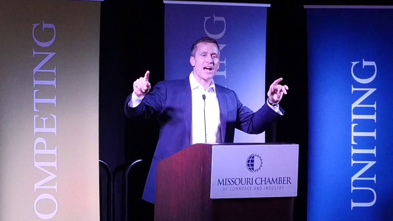 Eric Greitens addresses the 2016 State of Missouri Business