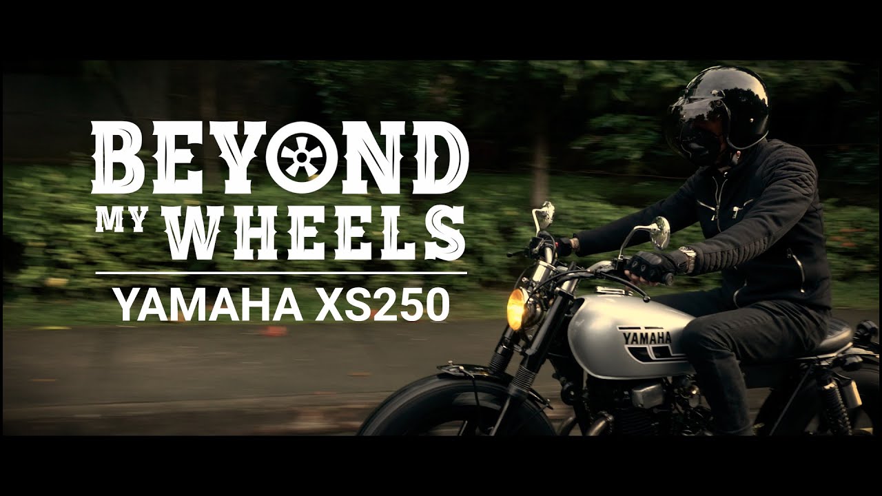 1982 Yamaha XS250 custom brat cafe ridden by Bel Sayson