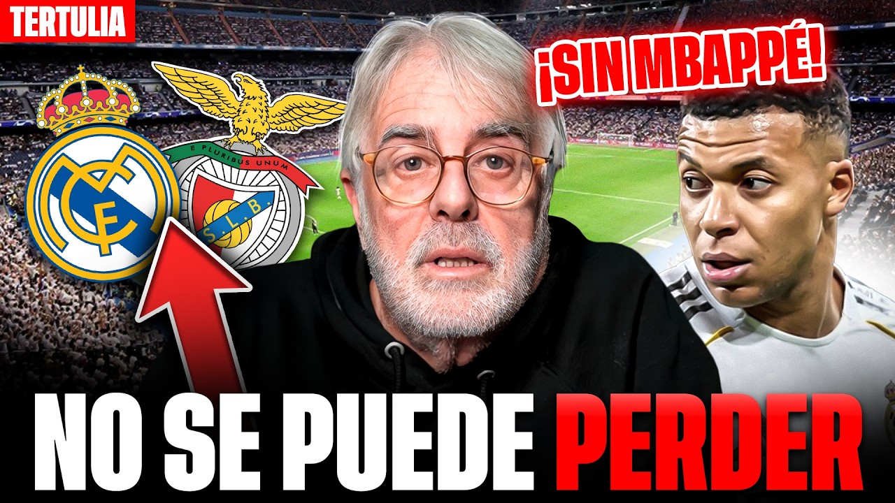 🚨¡MBAPPÉ NO JUEGA! | PREVIA REAL MADRID vs BENFICA | CHAMPIONS LEAGUE | ¿DÓNDE ESTARÁ MOU?