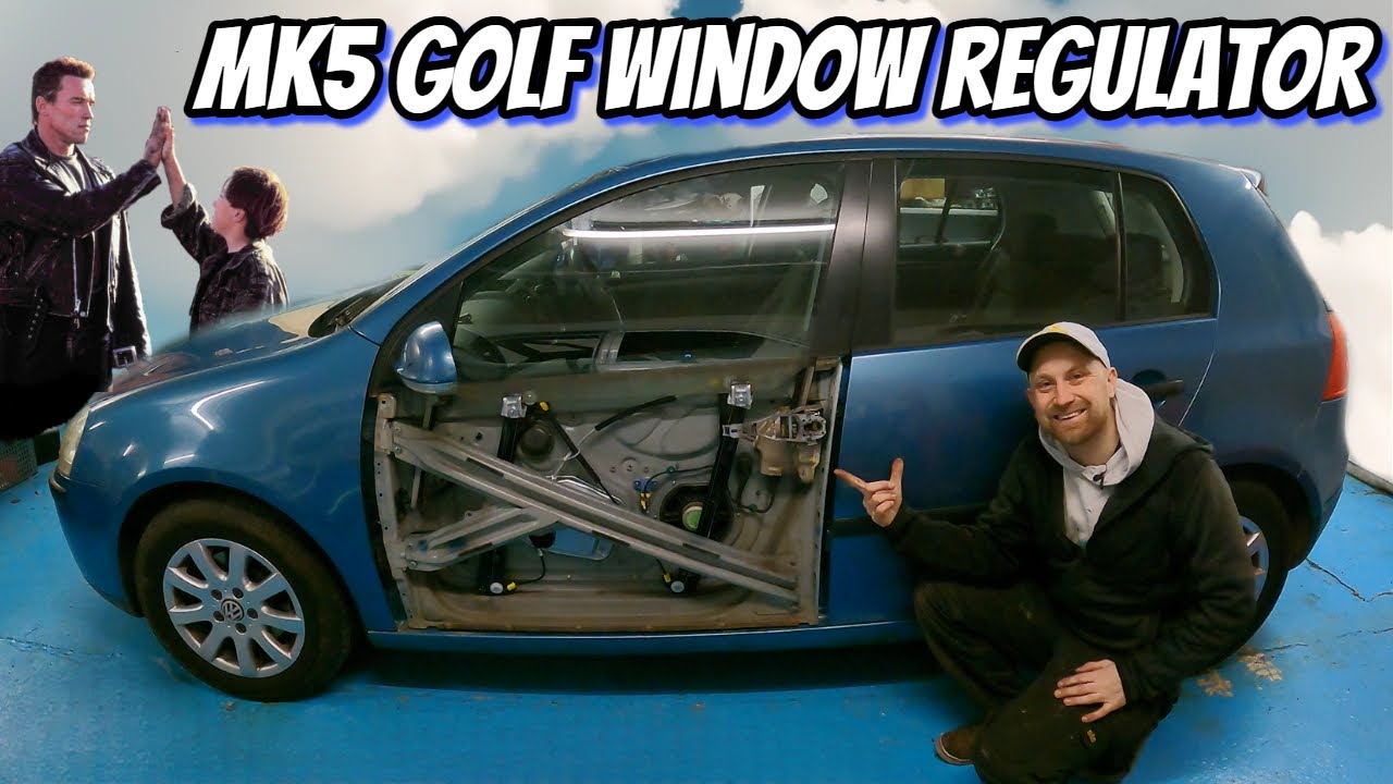 How To: Replacing Mk5 Golf Window Regulator! Terminator Mode Engaged!