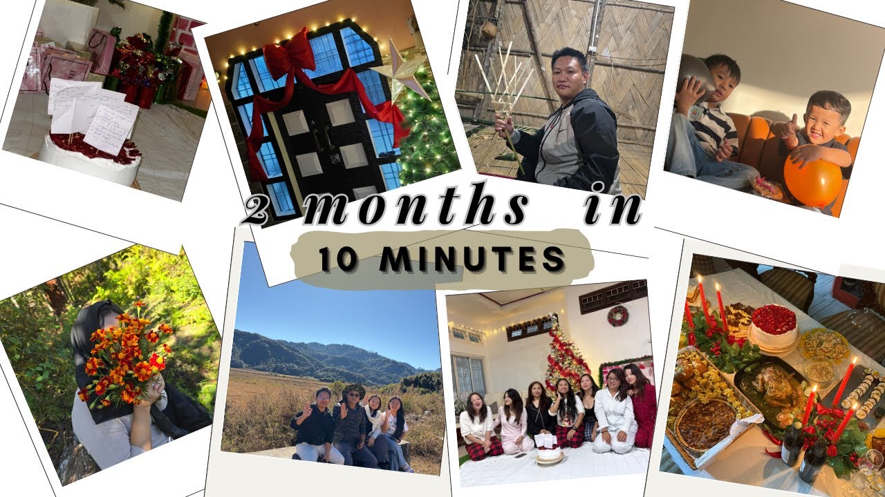 2 Months in 10 Minutes Vlog  #knitting #Votingday #christmasdecorations #prechristmas #gardening