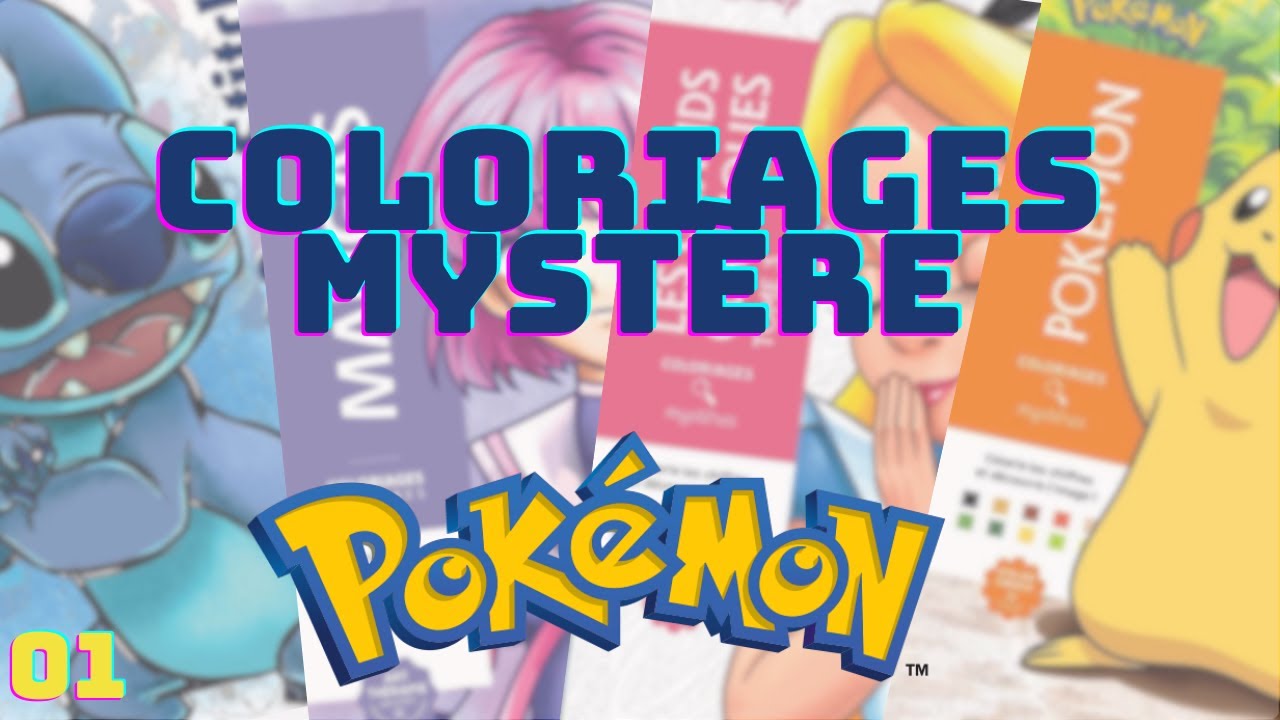Rediff : Coloriage mystère Pokémon