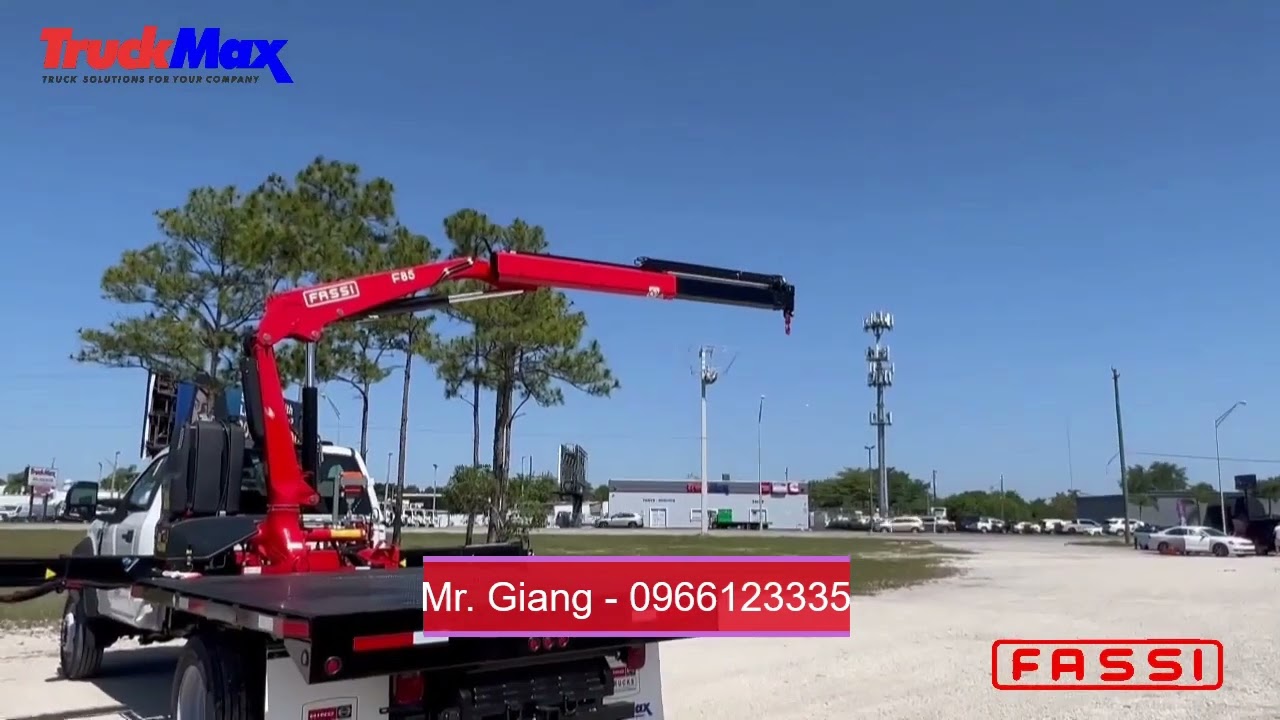 GIỚI THIỆU CẦN CẨU HẠNG NHẸ FASSI- F85B