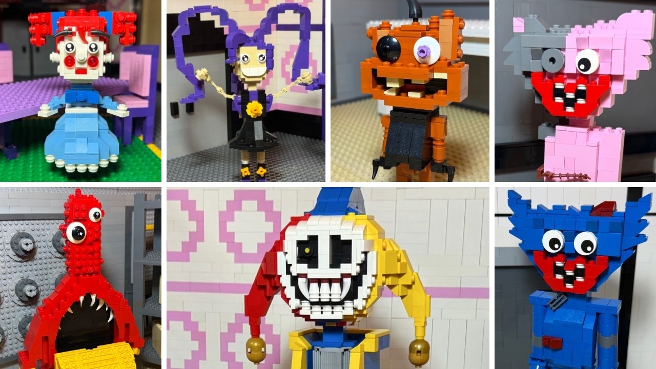 Все персонажи LEGO POPPY PLAYTIME 5 | Прототип и Лили Лавбрейдс!