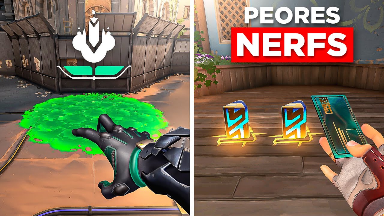 LOS PEORES NERFS que HAN HABIDO en VALORANT