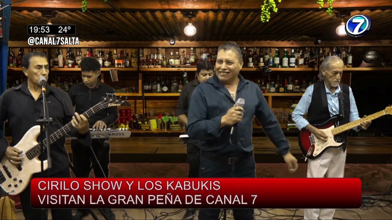 Cirilo Show y Los Kabukis nos regalan su show en la Gran Peña de Canal 7 / 04 10 24