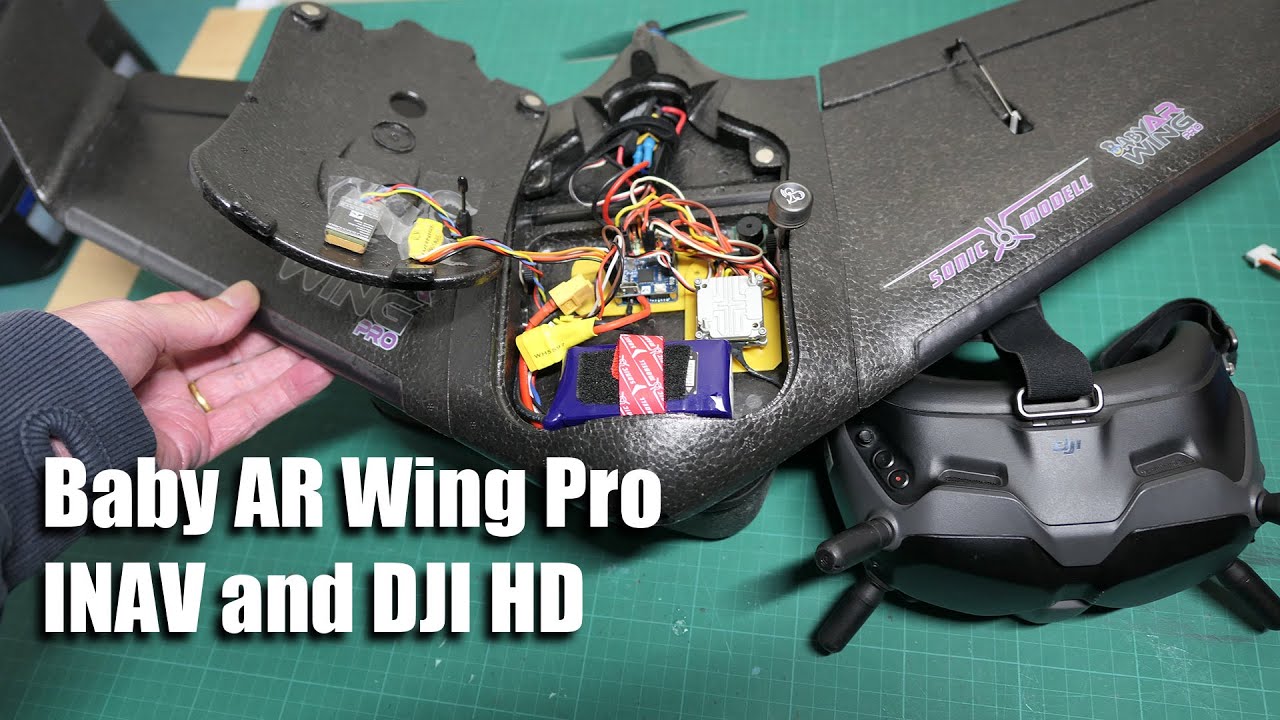 Baby AR Wing Pro with INAV DJI HD FPV