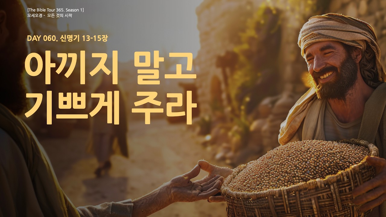 [DAY 60, 2026] 신명기 13~15장 | 미혹을 이기는 결단, 아끼지 말고 기쁘게 주라
