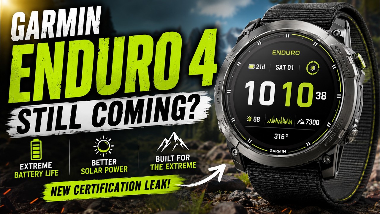 Garmin Enduro 4 Is Coming! New Certification Leak Reveals Major Upgrade