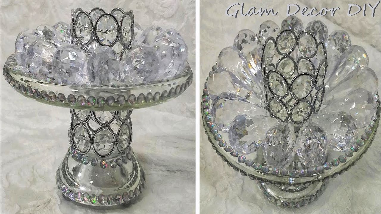 Dollar Tree DIY Elegant Glam Crystal Tealight Holders
