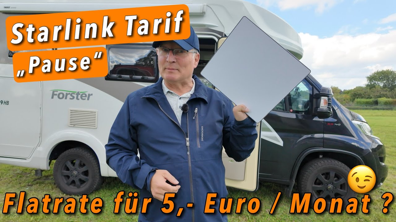 Starlink Pause-Tarif: „Flatrate“ für 5 €/Monat? Mein Praxistest mit gedrosseltem Internet