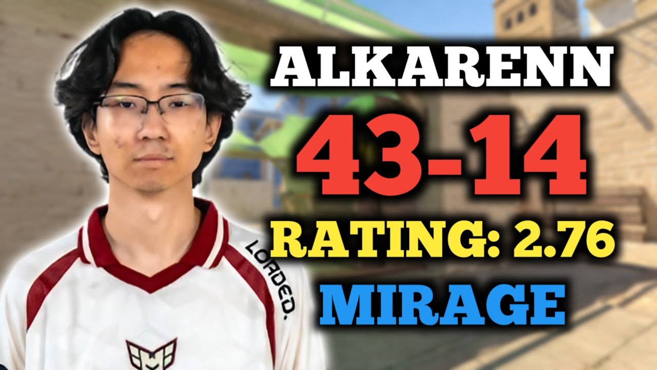 🔥 ALKARENN (43-14) RT: 2.76 | EU FACEIT (MIRAGE) CS2 POV