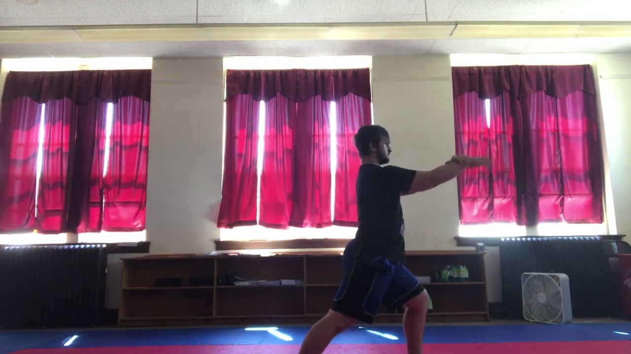Practicing Kanku Sho