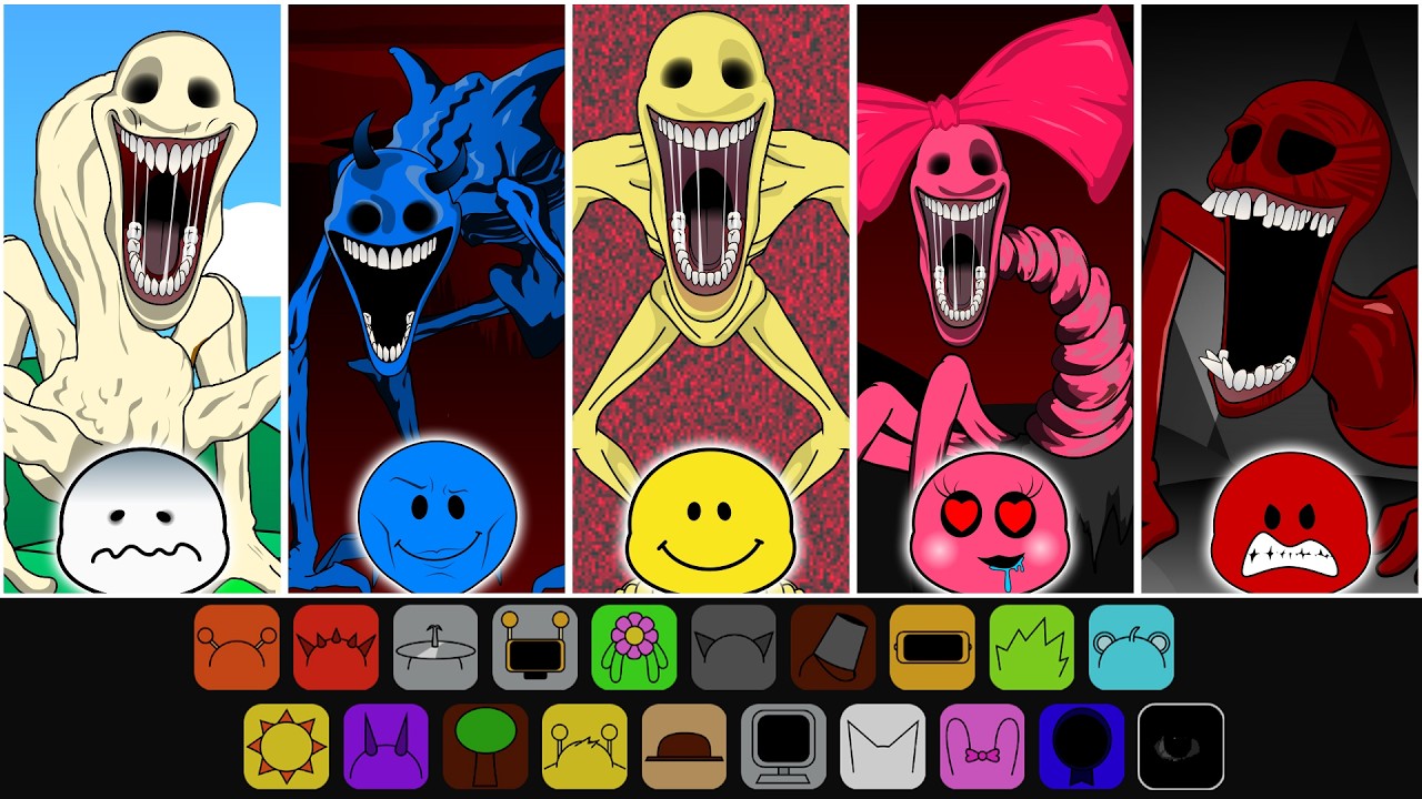 My Sprunki OC: VERITY, CRUELITY, FALSITY, LOVITY MOD (from Minecraft)