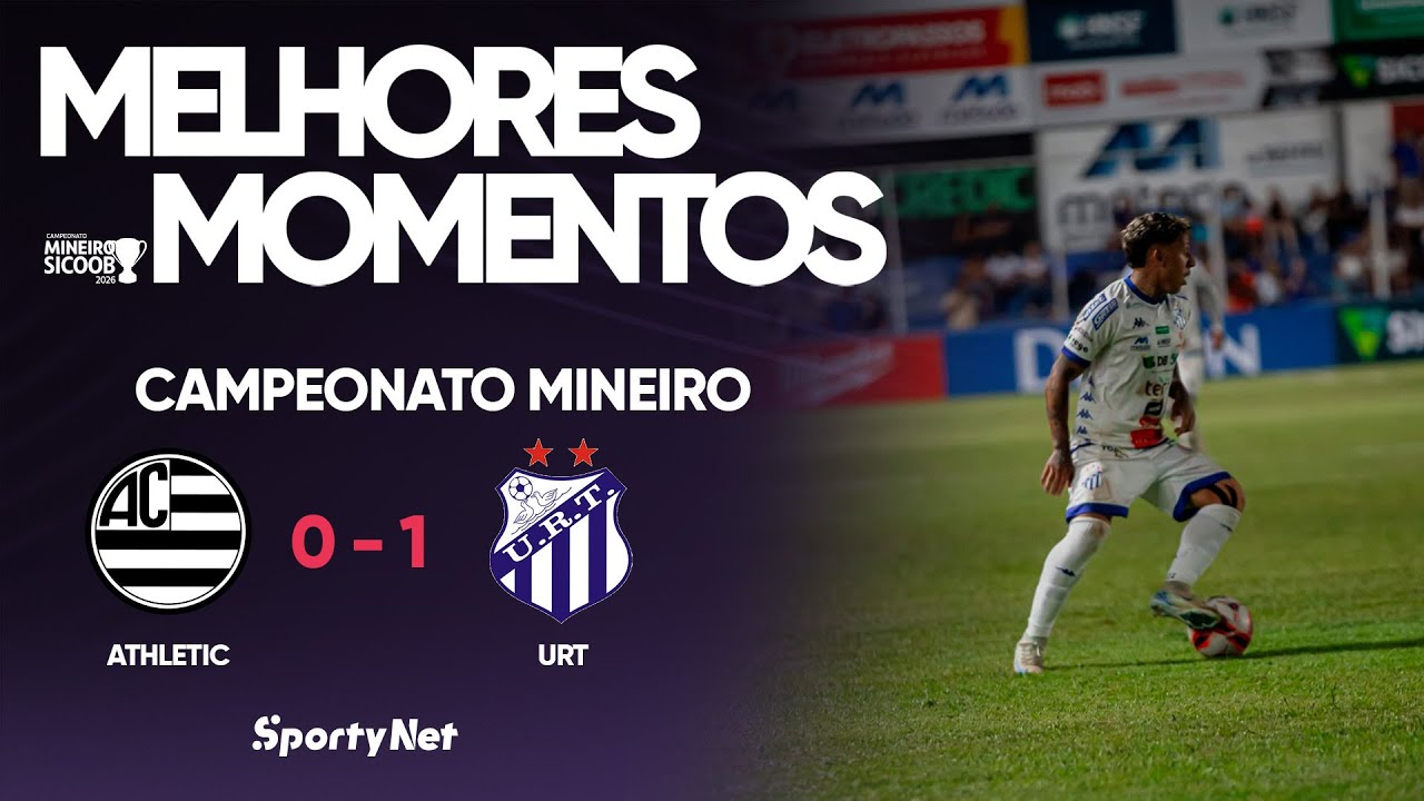 URT VENCE O ATHLETIC COM GOLA&Ccedil;O E VOLTA A GANHAR NA ELITE! &ndash; Melhores Momentos Athletic 0 x 1 URT