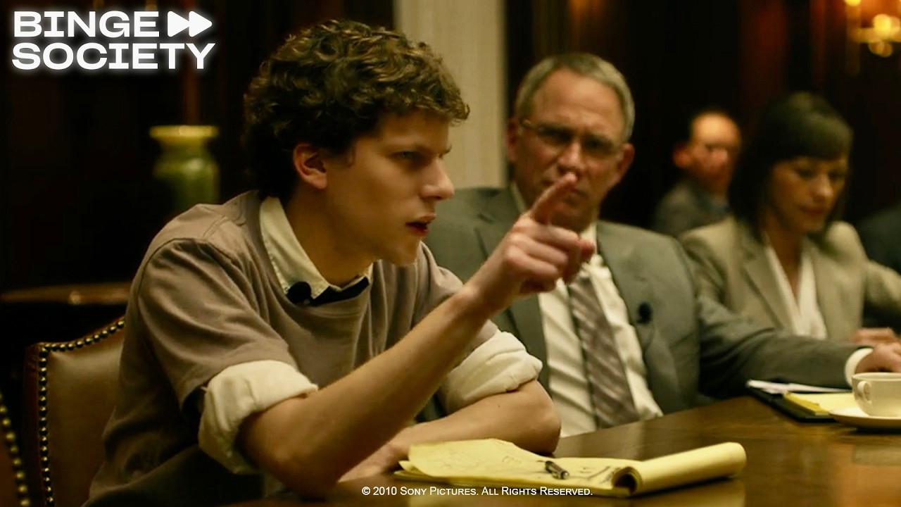 The Social Network (2010): Cease and Desist Letter | Full Scene